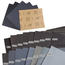 종이 사포 60방-2000방 280X230mm 페이퍼 사포 페퍼 샌드 샌딩 페파 빼빠, IW315.선택 11 - 종이사포 800방, 1개