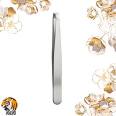 MEKO 亮面斜口眉毛夾 W-9504 精準拔毛 打造完美眉型, 1個