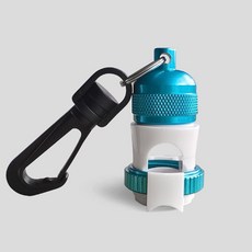 潛水二級頭固定器 BCD磁力快卸掛扣 BCD呼吸管固定器 磁力吸扣 台灣現貨, 藍色