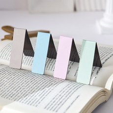 파스텔 자석 책갈피 세트, 4개, 민트