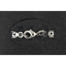 沐錦飾品材料DIY 項鏈頭扣組合 10MM銅龍蝦扣 銅小山, (代白)50入/瓶, 1個