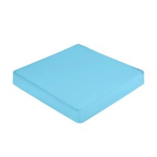 파티오 가구용 리비누 야외 의자 쿠션 방수 좌석 스퀘어 고밀도 폼 아웃도어 패드 그레이 18x18x1.6(2팩), Purple, 18x18x1.6"(Pack of 1)