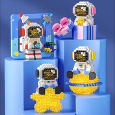 [나노킹-감성블럭] 우주 탐험대 나노블럭 DN046, 4개