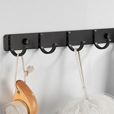 다용도 무타공 부착식 후크걸이 현관 마스크걸이 5구 bab+862PN