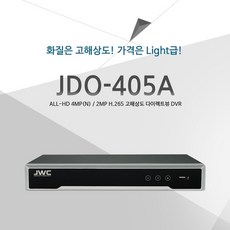 JWC CCTV 녹화기 JDO-405A 400만화소 고화질 DVR 하드디스크 1TB포함, 1개