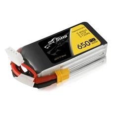 Tattu ACE 2S 3S 650mAh 리포 배터리 7.4V11.1V 75C RC (XT30 플러그 포함) FPV 레이싱 드론 쿼드콥터용, 01 2S 650mAh XT30, 03 3S 650mAh XT30