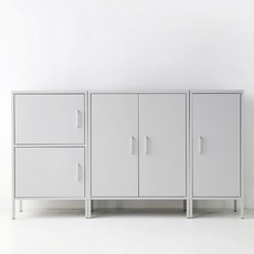 마켓비 MKB 캐비넷 1015 시리즈 수납장 서랍장 거실가구 공간정리, 기본, 01 모던세로중 1문 수납장 옐로우