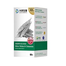 大研德國專利苦瓜胜肽膠囊60粒/盒 大研苦瓜胜肽膠囊60粒/盒 德國苦瓜胜肽膠囊60粒/盒, 1個, 膠囊, 60顆