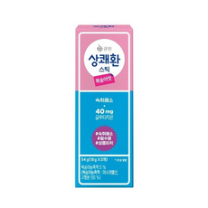 [큐원] 상쾌환스틱 복숭아맛 18g 10개입 숙취해소 회식 모임 술먹기 전 후, 10개