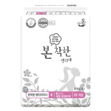 유기농본 착한 팬티라이너, 1개, 28개입, 롱