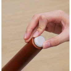 모오아 스르륵 흰색 가구패드 의자소음방지 층간소음, 80개입