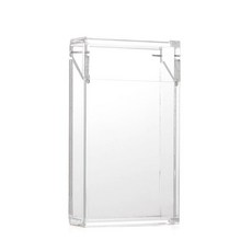 創意磁吸 亞剋力 高檔 粗支20支裝 翻蓋 透明煙盒 防塵 翻蓋式 香煙收納盒 印花 煙盒 香煙盒 香菸盒 菸盒 裝菸盒, 透明款細支裝【磁吸款】, 1個