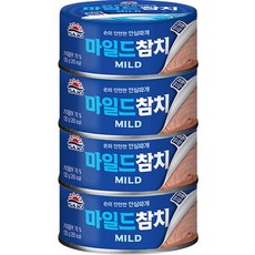 사조참치 마일드, 135g, 4개 135g, 4개