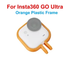 ta360 GO 액션 카메라 스크린 보호 필름 실리콘 케이스 렌즈 커버 보관 가방 플라스틱 프레임 케이지 삼각, 08 Orange Plastic Frame