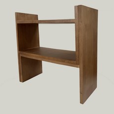 收納架 置物架 桌上收納 日式書架桌上實木創意簡易廚房餐桌調料櫃桌面整理收納置物架, 胡桃色