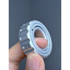 EDC 피젯토이 링 타이어 스트레스해소 기계 C-세그먼트 핑거 자이로 라쳇 edc 블랙테크, 12