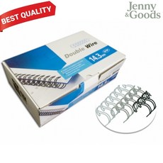 제니앤굿즈 카피어랜드 와이어링 제본링 3:1 14.3mm 흰색 링제본용 100입