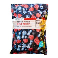 팜앤푸드 냉동 트리플베리믹스, 2개, 1kg