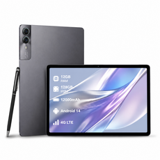 11인치 LTE 태블릿PC 안드로이드14 12GB+128GB 12000mAh 가성비 영상시청 학습용 키보드 세트, 클래식 그레이, 128GB, Wi-Fi+Cellular