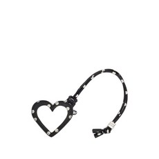 가니 폴카 도트 하트 키링