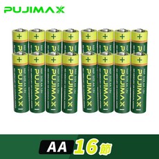 PUJIMAX AA電池 20顆裝 高效能 環保 無汞鎘, 2個, 8個裝
