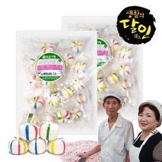 SBS생활의달인 장득수 달인이 만든 수제 오색옥춘알사탕, 2개, 200g