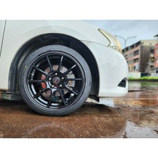 台製 類ZE40 17吋旋鍛鋁圈 亮黑車邊 4/100 5/108 5/112 5/114.3 SENTRA, 1個