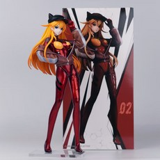 貓耳明日香手辦模型 紅色緊身衣PVC二次元動漫擺件 27cm高收藏品