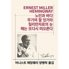 노인과 바다 / 무기여 잘 있거라 / 킬리만자로의 눈 / 해는 또다시 떠오른다, 동서문화사, 헤밍웨이 저/양병탁 역