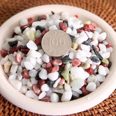 세경팜 오색자갈 0호 5-8mm 자갈 화분돌 조경 어항장식 수경재배, 3kg, 1개