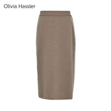올리비아하슬러 직영_캐시미어 울 니트스커트_OHBWSK201