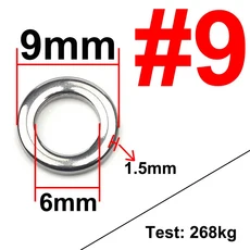 50 또는 100PCS 스테인레스 루어 스틸 스냅 회전 바닷물 세트 보조 솔리드 낚시 지그 PESCA 액세서리, 9mm