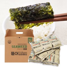 광천김 도시락김 뜯어먹는 곱창 돌김 선물세트 명절선물 답례품, 1박스