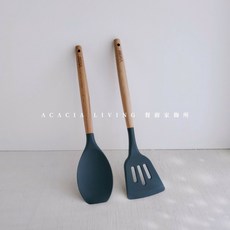 餐廚家飾所韓國BEKA 矽膠鍋鏟 不沾鍋專用 耐熱木柄 料理湯匙, 詳見包裝, 1個, 詳見包裝