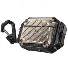 SUPCASE AirPods Pro 軍規防摔保護殼 附登山扣, 防水殼 －沙色, 1個, Airpods Pro 3