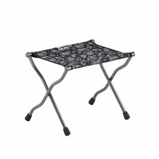 위드기어 이지스툴 STES1 (Easy Stool) 캠핑 하이킹 등산 접이식 휴대용 국내 제작 (국산) 스툴의자, 1개, 페이즐리