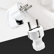 해피J보따리 국내산 접지플러그 16A 250V~ 내열성소재 전자기기 플러그, ㄱ접지, 1개, 상세페이지 참조, 7cm