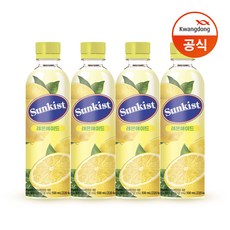 썬키스트 레몬에이드 500ml, 광동 썬키스트 레몬에이드 500ml 24입, 24개