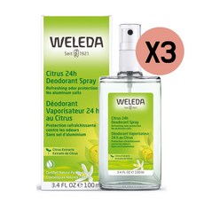 벨레다 시트러스 데오드란트 100ml 3개