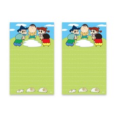 [짱구는 못말려]핸디 메모패드, 4개, 50매, 관찰