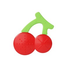 YZMY 嬰兒磨牙棒 食品級矽膠 安撫玩具, 櫻桃 紅色, 1個, 櫻桃 紅色