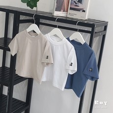 26여름 데일리 아동복 로이키즈 또리 자수 반팔 티셔츠
