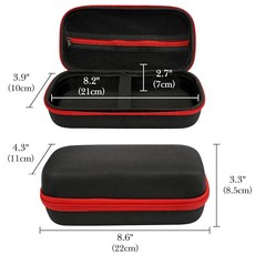 LINK 링크idea 자동차 점프 스타터 하드 쉘 보관 케이스 Q10S JS02 JS01 YA80 스타터와 호환되는 여행용 휴대용 보호 가방 (블랙)