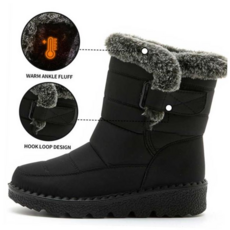 캠핑워크샵신발 남녀 공용 겨울 데이트 룩 커플 방한화 패딩 부츠