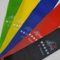 요가밴드 스쿼트 힙딥밴드 5종 스트레칭밴드 스쿼트밴드 필라테스소도구 홈트레이닝기구