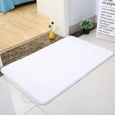 단색 컬러 대형 자취필수템 러그 현관 발매트 욕실 화장실 미끄럼방지, 1개, I. 하얀색