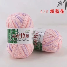 Tiansi 대나무 면사 숯 후크 바늘 스레드 니트릴 짠 DIY 직조 재료, 10 42