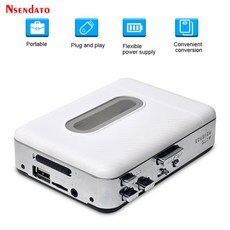 카세트 카팩 테이프 USB 오디오 플레이어 MP3 변환기 레코더 캡처 PC 컴퓨터 스피커 전화 아이팟, 한개옵션0