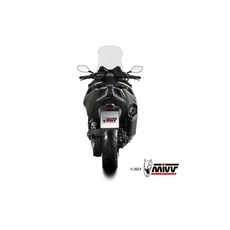 MIVV SR-1 排氣管尾段 適用於 AK 550 21-24 鈦合金碳纖維尾蓋, 單購尾段