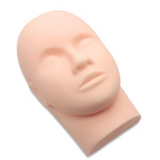 속눈썹 연장 반영구 연습용 얼굴 마네킹, 1개